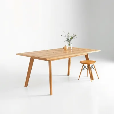 Mesa extensible en chapa natural Genil — Taller Duero