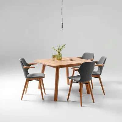 Silla de comedor de nogal Gredos — Ribera Norte
