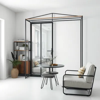 Vitrina con estructura metálica Segura — Taller Duero