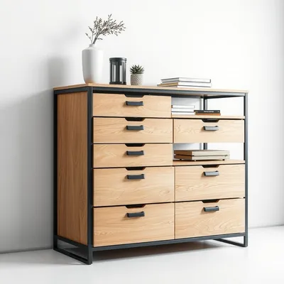 Cajonera con estructura metálica Miño — Taller Duero