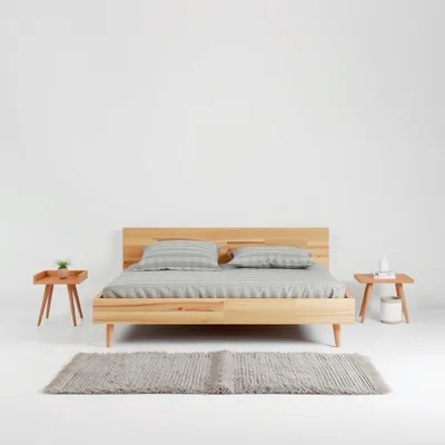 Mesita con cajón en chapa natural Ebro — Casa Verdi