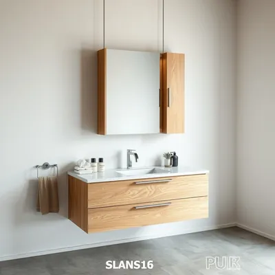 Mueble suspendido de nogal Cazorla — Ribera Norte