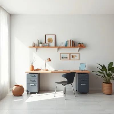 Escritorio de inspiración mediterránea Nervión — Nogalt