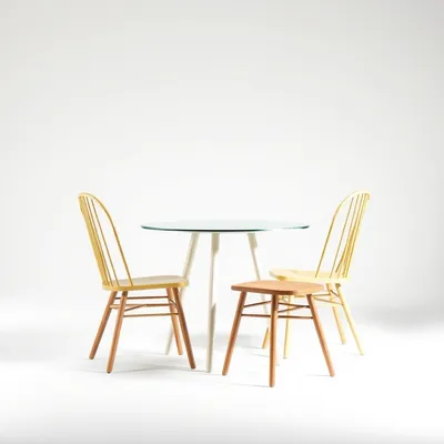Silla de comedor de estilo nórdico Genil — Encina Roja