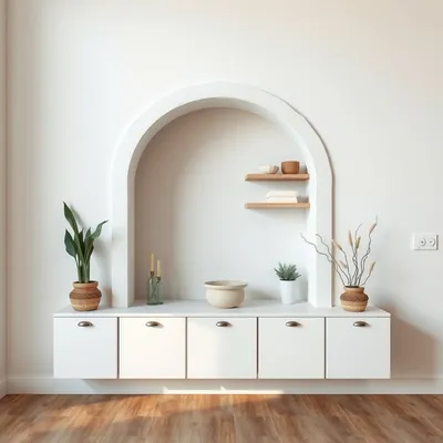 Estantería de pared de inspiración mediterránea Ancares — Ribera Norte