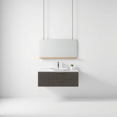 Mueble suspendido de líneas rectas Bidasoa — Encina Roja