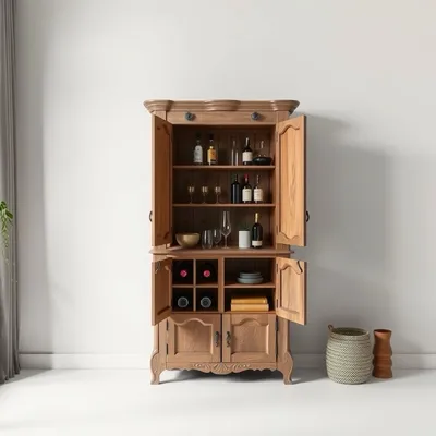 Mueble bar de diseño artesanal Cazorla — Nogalt