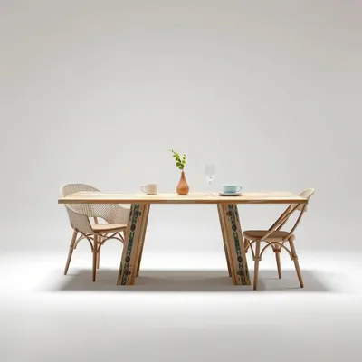 Mesa de comedor de inspiración mediterránea Bidasoa — Ribera Norte