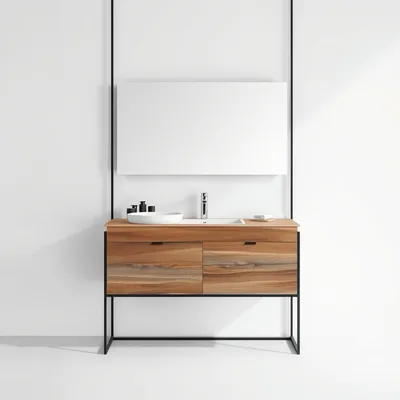 Mueble suspendido de líneas rectas Turia — Ribera Norte