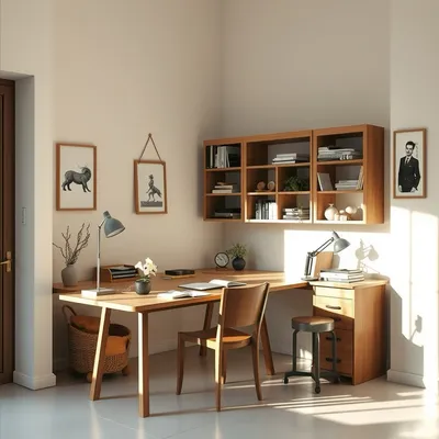Escritorio esquinero de nogal Ebro — Casa Verdi