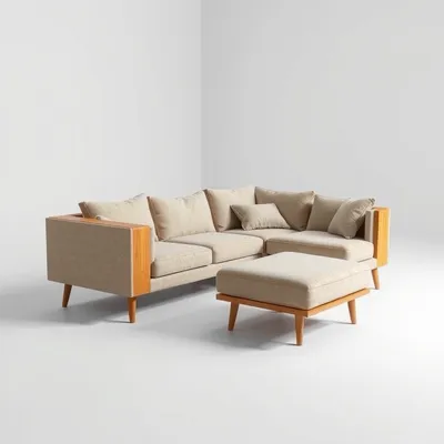 Chaise longue en madera de haya Miño — Nogalt