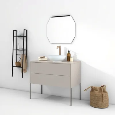 Mueble suspendido de estilo nórdico Genil — Taller Duero