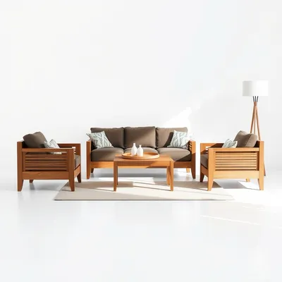 Cómoda de 6 cajones de roble macizo Duero — Nogalt