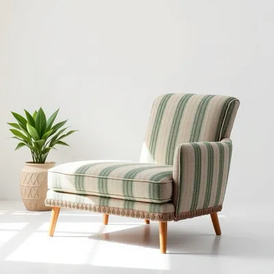 Silla tapizada de inspiración mediterránea Aitana — Ribera Norte