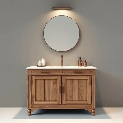 Mueble de lavabo de inspiración mediterránea Urbión — Nogalt