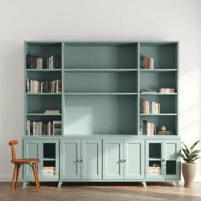 Librería baja con acabado mate Urbión — Sierra Alba