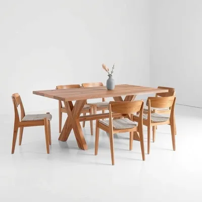Banco de comedor de roble macizo Nervión — Taller Duero