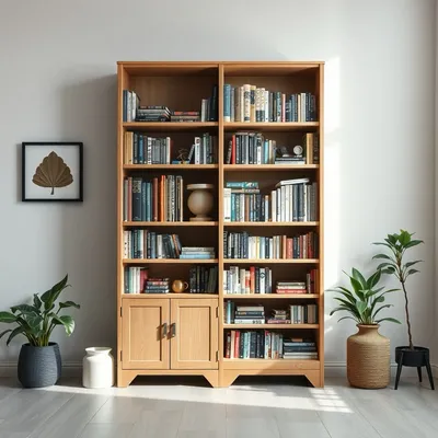 Librería alta con acabado mate Aitana — Sierra Alba