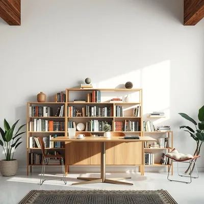 Librería baja con acabado mate Turia — Sierra Alba