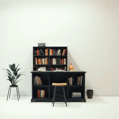 Librería baja de líneas rectas Urbión — Encina Roja