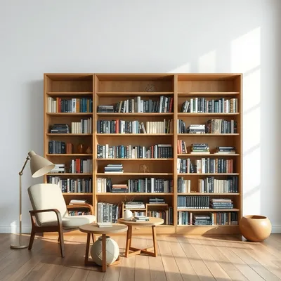 Librería alta de nogal Bidasoa — Roblería
