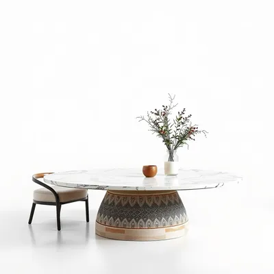 Mesa auxiliar de inspiración mediterránea Tajo — Almadén