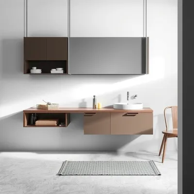 Mueble suspendido de estilo nórdico Ancares — Roblería