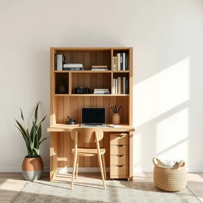 Escritorio elevable en madera de haya Duero — Ribera Norte
