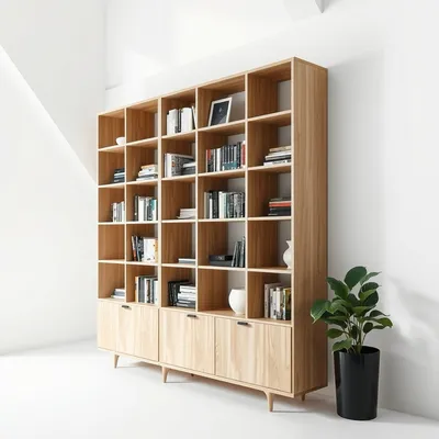 Librería modular en chapa natural Turia — Taller Duero