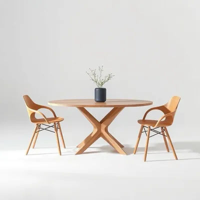 Mesa de comedor de nogal Nervión — Casa Verdi