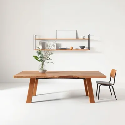 Mesa de centro de roble macizo Segura — Roblería