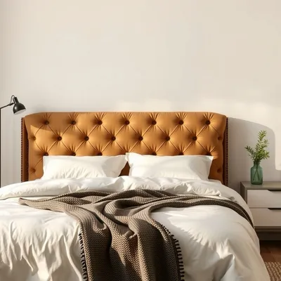 Cabecero capitoné de estilo nórdico Bidasoa — Taller Duero