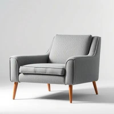 Silla tapizada de líneas rectas Ancares — Taller Duero