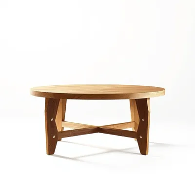 Mesa redonda de roble macizo Ancares — Casa Verdi