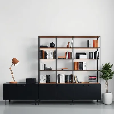 Librería modular de estilo nórdico Aitana — Ribera Norte