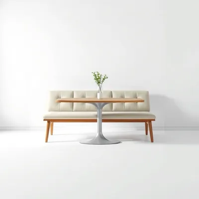 Banco de comedor de líneas rectas Miño — Casa Verdi