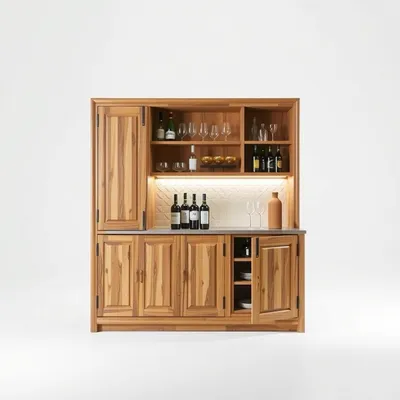 Mueble bar de inspiración mediterránea Moncayo — Almadén