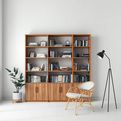 Librería baja de estilo nórdico Segura — Roblería