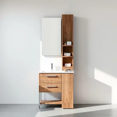 Columna de baño de diseño artesanal Urbión — Roblería
