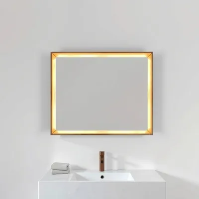 Espejo rectangular de diseño artesanal Guadiana — Taller Duero