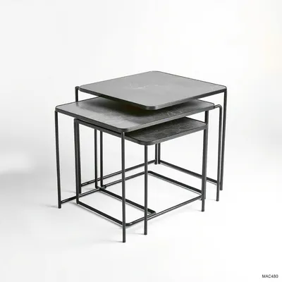 Mesa nido con estructura metálica Moncayo — Encina Roja