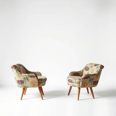 Silla tapizada de diseño artesanal Cazorla — Nogalt