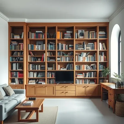 Librería alta de inspiración mediterránea Genil — Casa Verdi