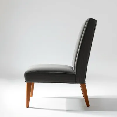 Silla tapizada de roble macizo Genil — Taller Duero