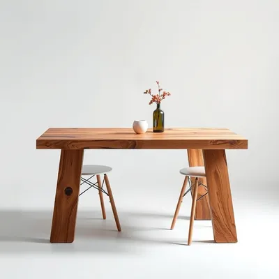 Mesa auxiliar de roble macizo Genil — Taller Duero