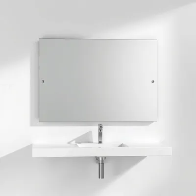 Espejo rectangular con estructura metálica Tajo — Ribera Norte