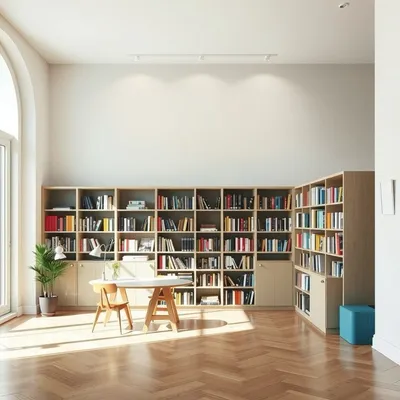 Librería alta de nogal Turia — Taller Duero