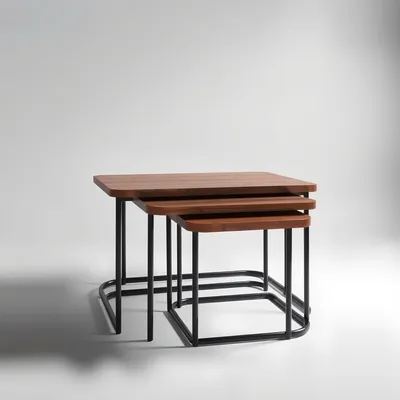 Mesa nido con acabado mate Guadiana — Nogalt