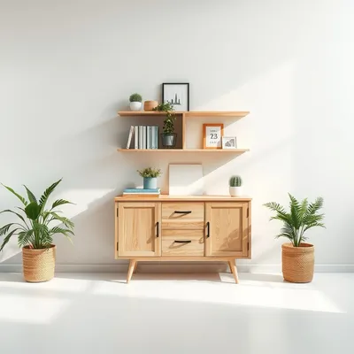 Estantería de pared de estilo nórdico Segura — Taller Duero
