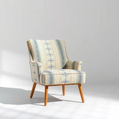 Silla tapizada de inspiración mediterránea Tajo — Nogalt